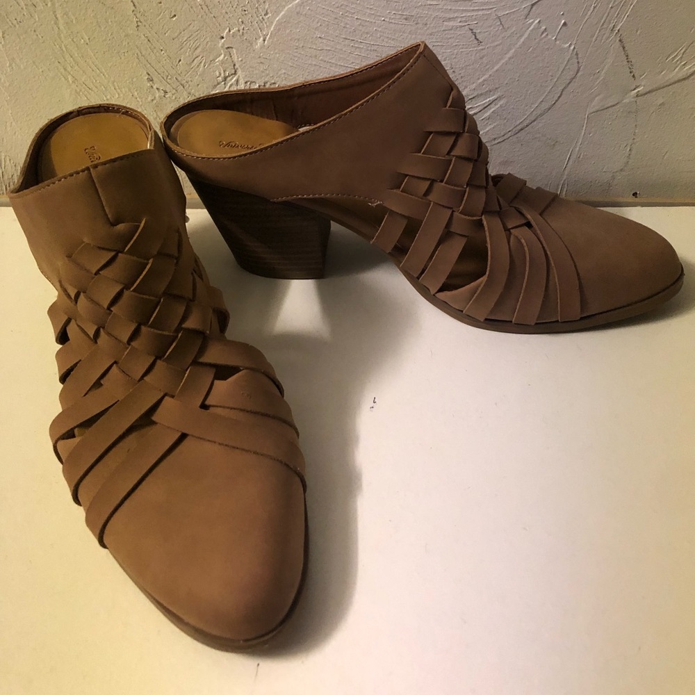 Heeled mules size 10